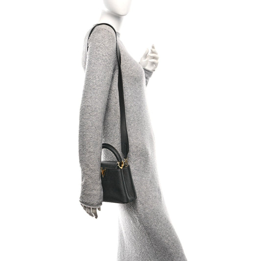 Taurillon Mini Capucines Black
