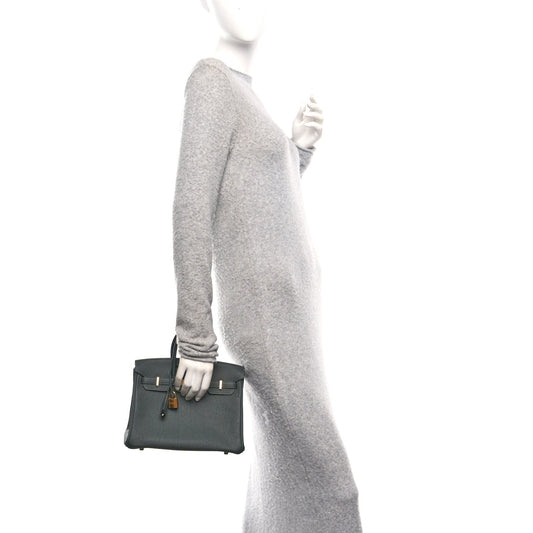 Togo Birkin 25 Vert Fonce