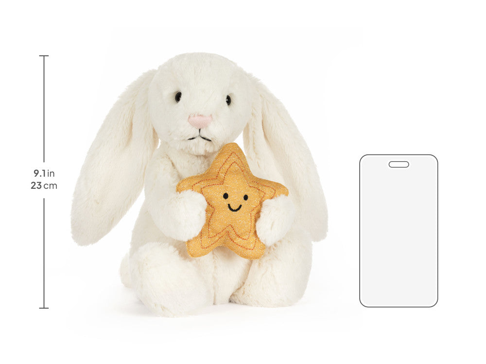 Cream Bunny with Star