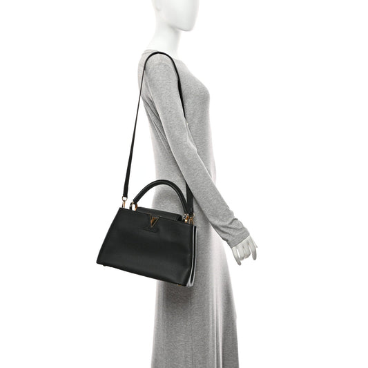 Taurillon Capucines PM Black