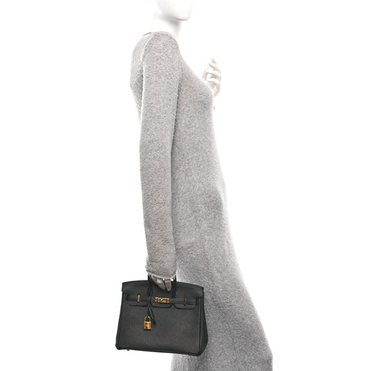 Togo Birkin 25 Black