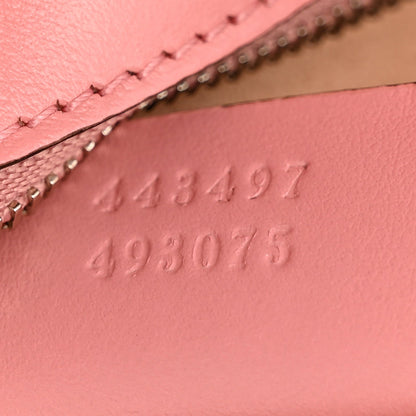 Calfskin Matelasse Small GG Marmont Shoulder Bag Wild Rose
