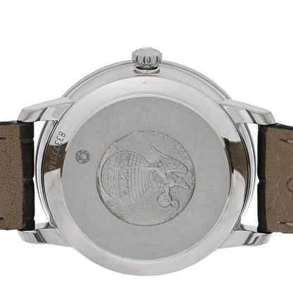Stainless Steel Alligator Diamond 32.7mm De Ville Prestige Quartz Watch White 424.13.33.20.52.002