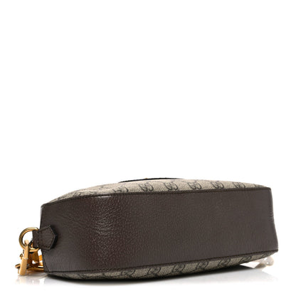 GG Supreme Monogram Web Neo Vintage Shoulder Bag Beige New Acero Crop