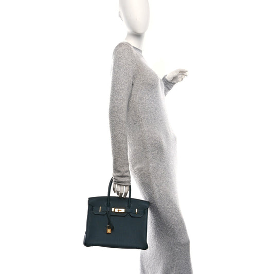 Togo Birkin 30 Vert Cypress