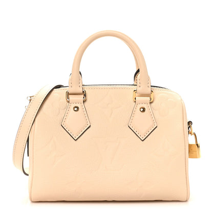 Empreinte Monogram Giant Speedy Bandouliere 20 Creme