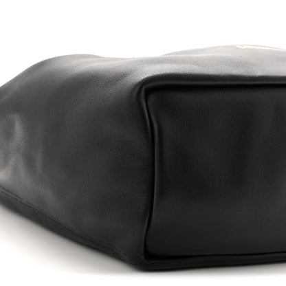 Nappa Small Squeeze Bag Black