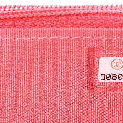 Calfskin Quilted Mini Maxi Pearls Wallet On Chain WOC Pink