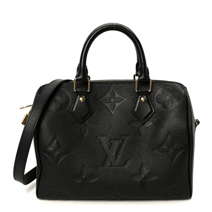 Empreinte Monogram Giant Speedy Bandouliere 25 Black