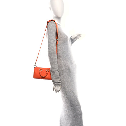 Grained Calfskin Aerogram Keepall XS Orange