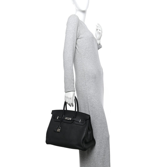 Togo Birkin 35 Black