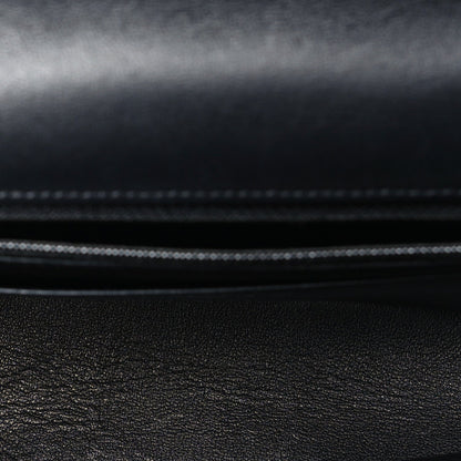 Lambskin Quilted Mini Rectangular Flap Black