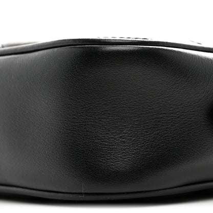 Calfskin Matelasse Mini GG Marmont Chain Shoulder Bag Black