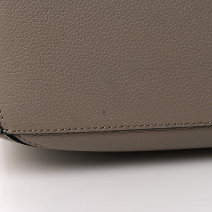 Grained Calfskin Small Puzzle Bag Sand