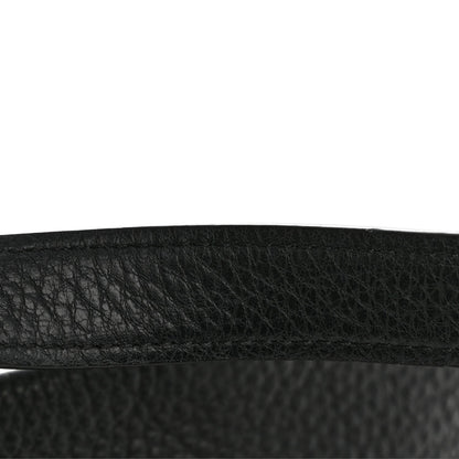 Grained Calfskin Medium N/S Park Tote Black