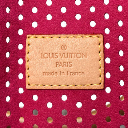 Monogram Perforated Speedy 30 Fuchsia