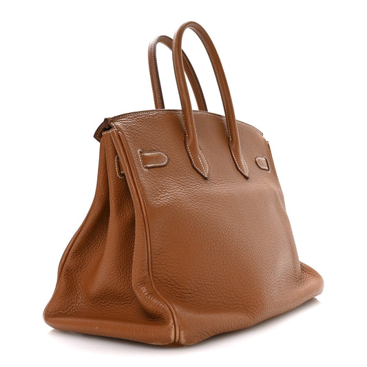 Togo Birkin 35 Gold