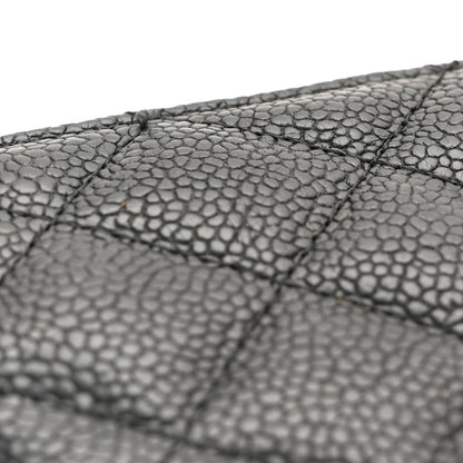 Caviar Quilted Boy Wallet On Chain WOC Black