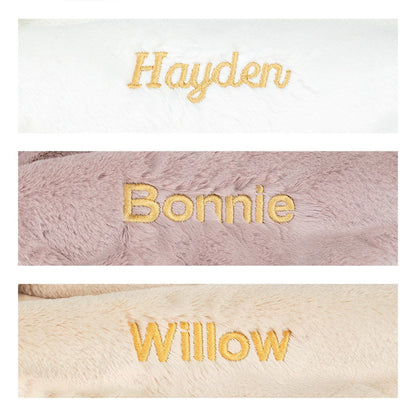 Personalized Bashful Luxe Bunny Luna Blankie