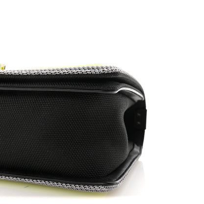Canvas Quilted Medium Fluo Boy Flap Black Grey Yellow