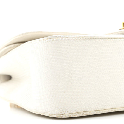 Lizard Small Double Flap White