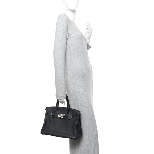 Togo Birkin 30 Black