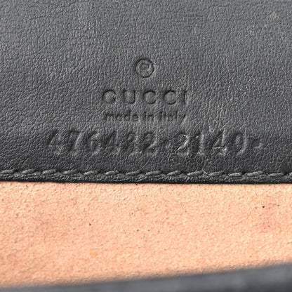 GG Supreme Monogram Super Mini Dionysus Shoulder Bag Black