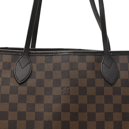 Damier Ebene Neo Neverfull MM Rose Ballerine