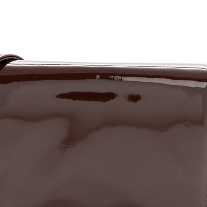 Patent Small Boy Reverso Flap Burgundy