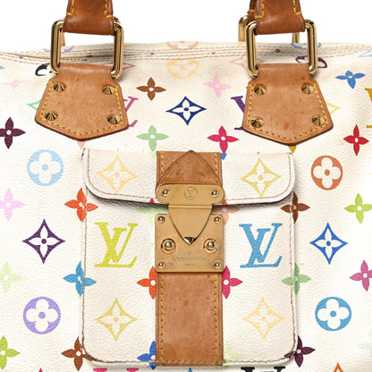 Monogram Multicolor Speedy 30 White