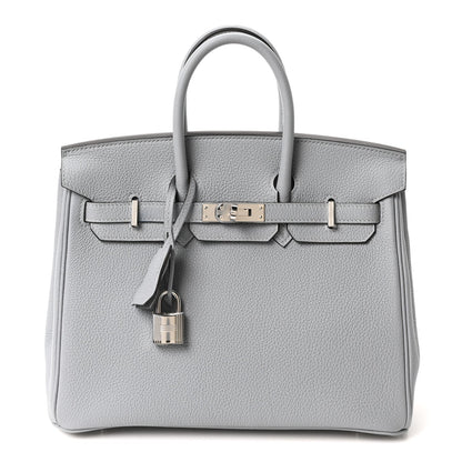 Togo Birkin 25 Gris Pantin
