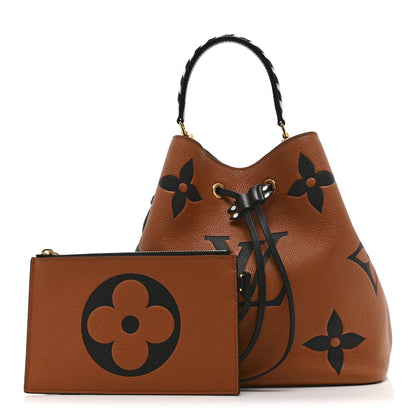 Empreinte Monogram Giant Crafty Neonoe MM Caramel Black