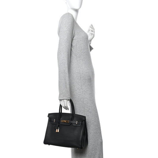 Togo Birkin 30 Black